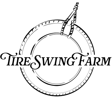 Tire Swing Farm logo with a tire.